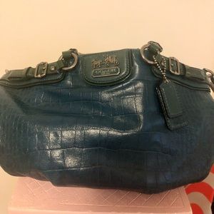- Coach Croc embossed purse